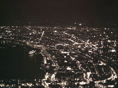 函館山から見た夜景