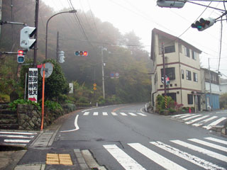 県道737号分岐点