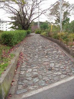 石畳風遊歩道