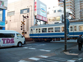 伊豆箱根鉄道の踏切