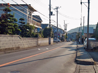 清水町内の旧東海道