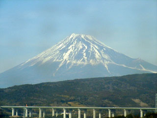 富士市から見た富士山