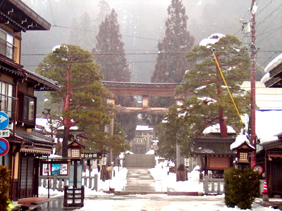 櫻山八幡宮の二の鳥居