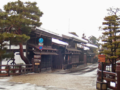 大新町1丁目の古い街並み